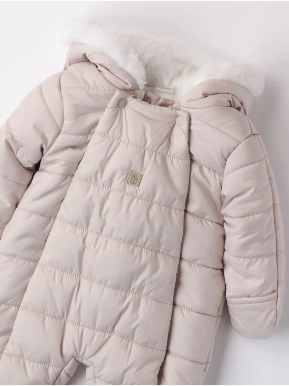 Baby's Winter Overall Unisex Size 3-6 Months One Piece with a hat
